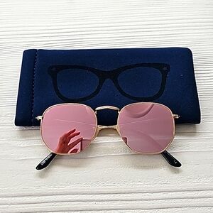 Leone pink flash sunglasses